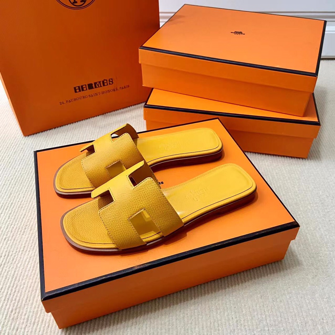 에르메스 올수공 오란 슬리퍼 샌들 앱송 30